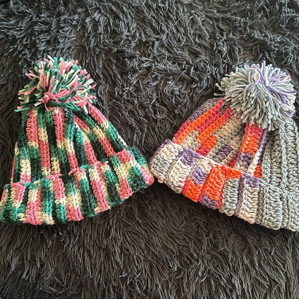Handmade crochet hats